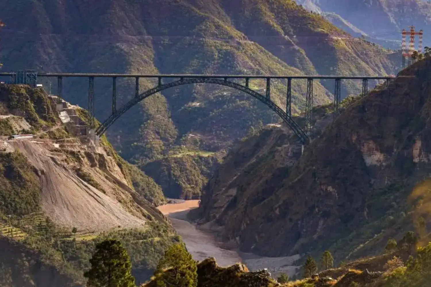 Chenab Bridge Jammu and Kashmir
