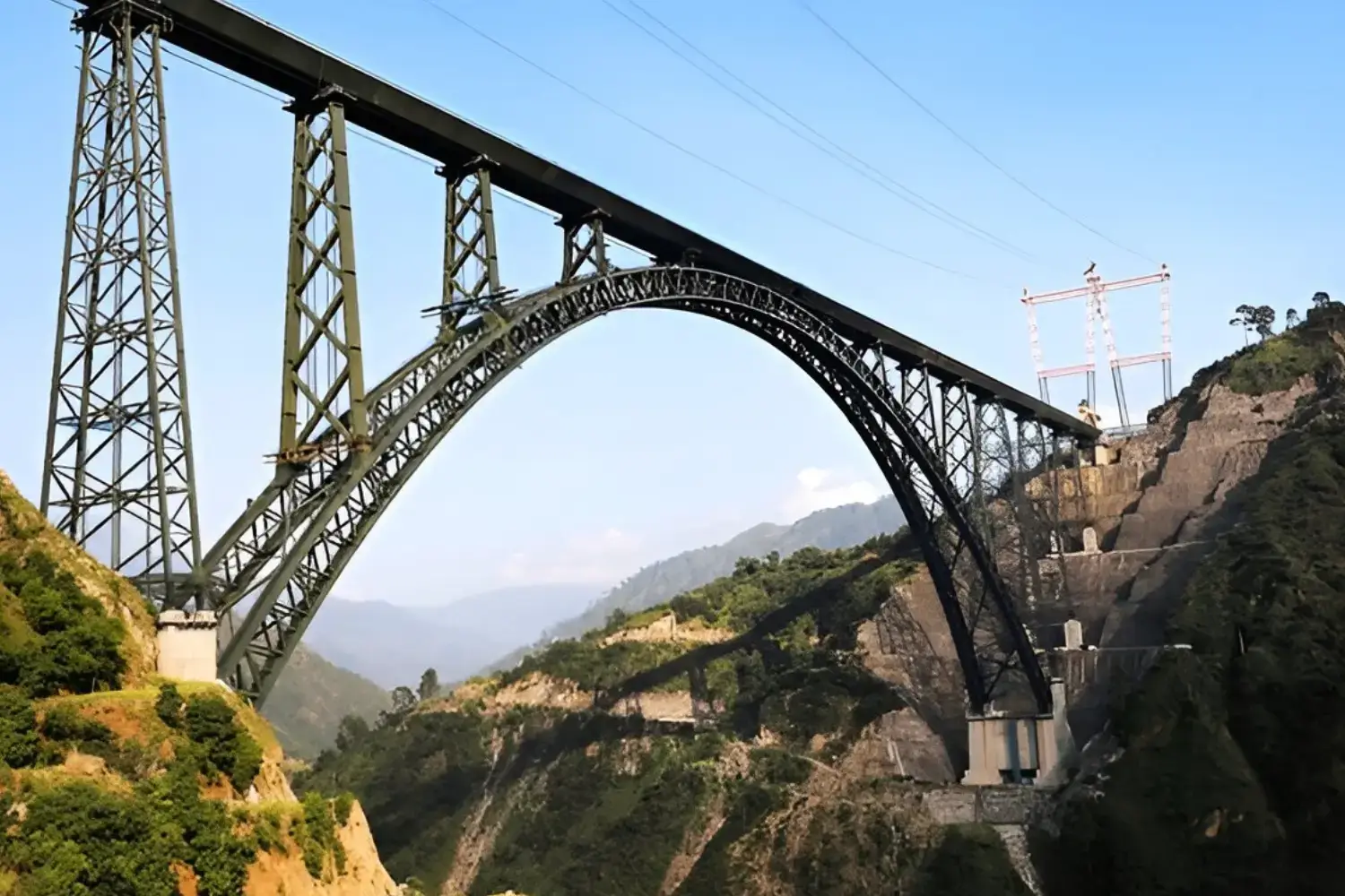 Chenab Bridge Jammu and Kashmir