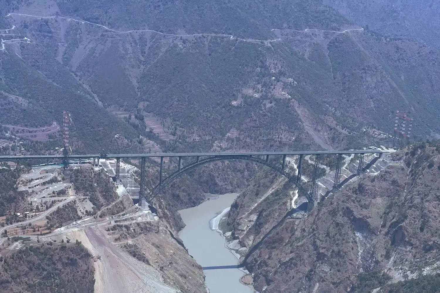 Chenab Bridge Jammu and Kashmir
