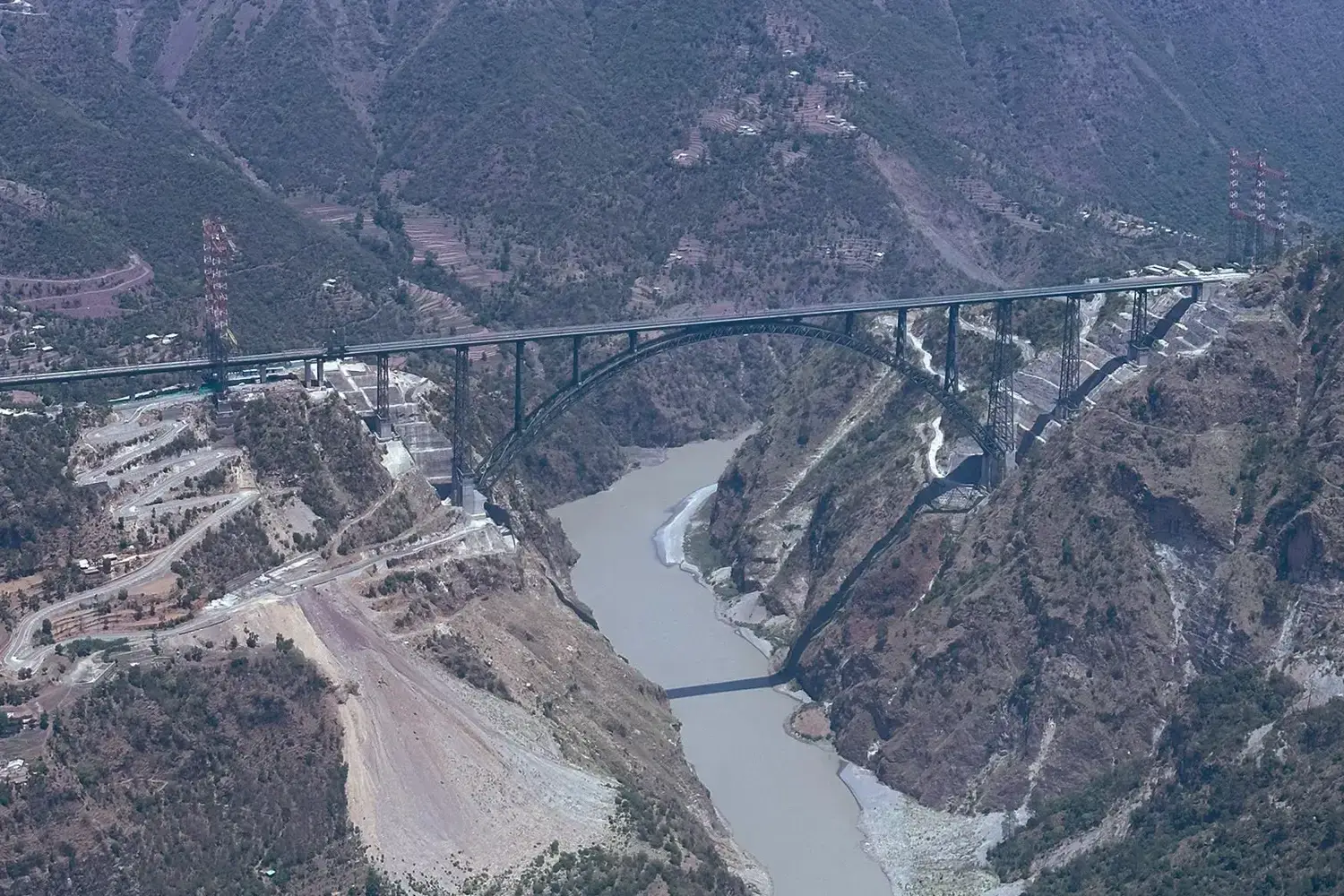 Chenab Bridge Jammu and Kashmir