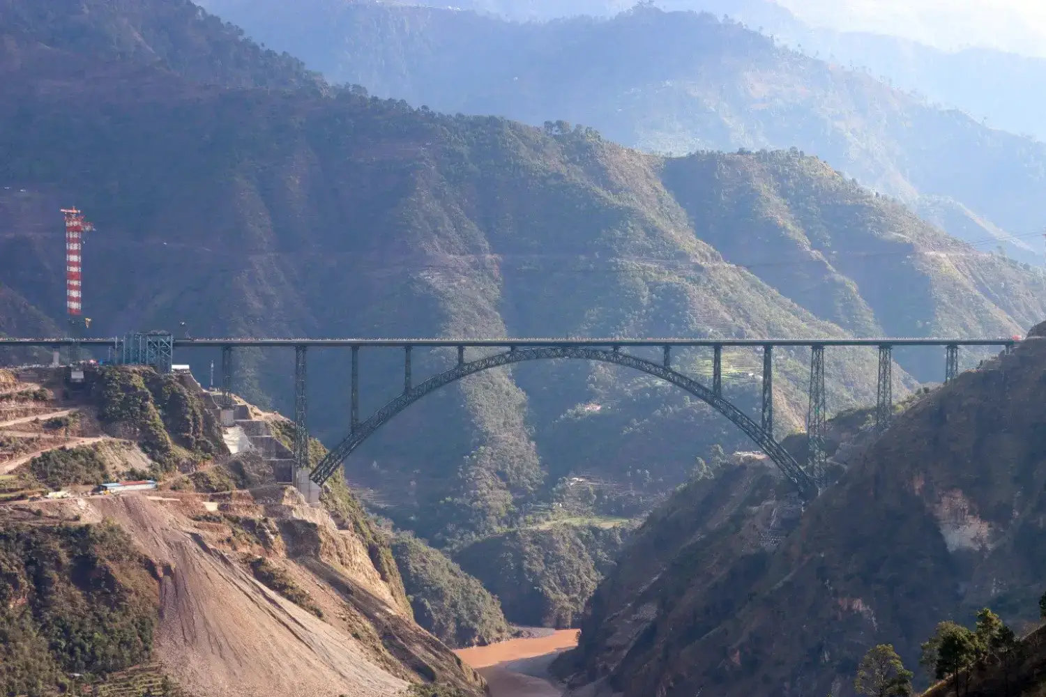 Chenab Bridge Jammu and Kashmir