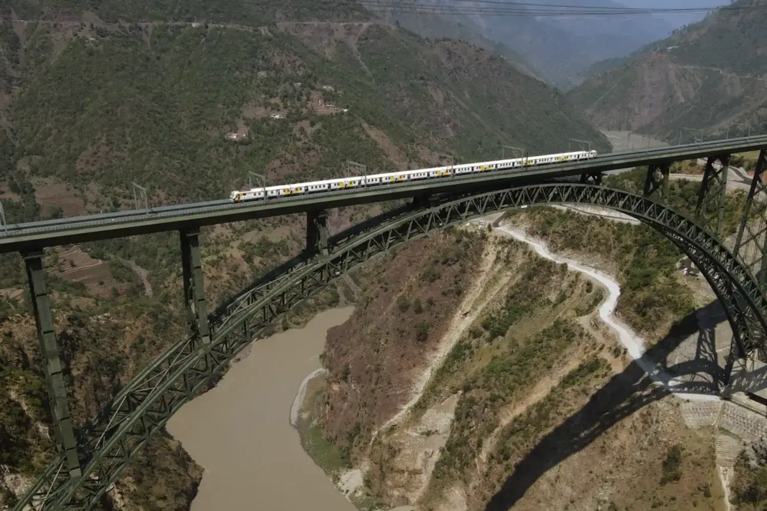 Chenab Bridge Jammu and Kashmir