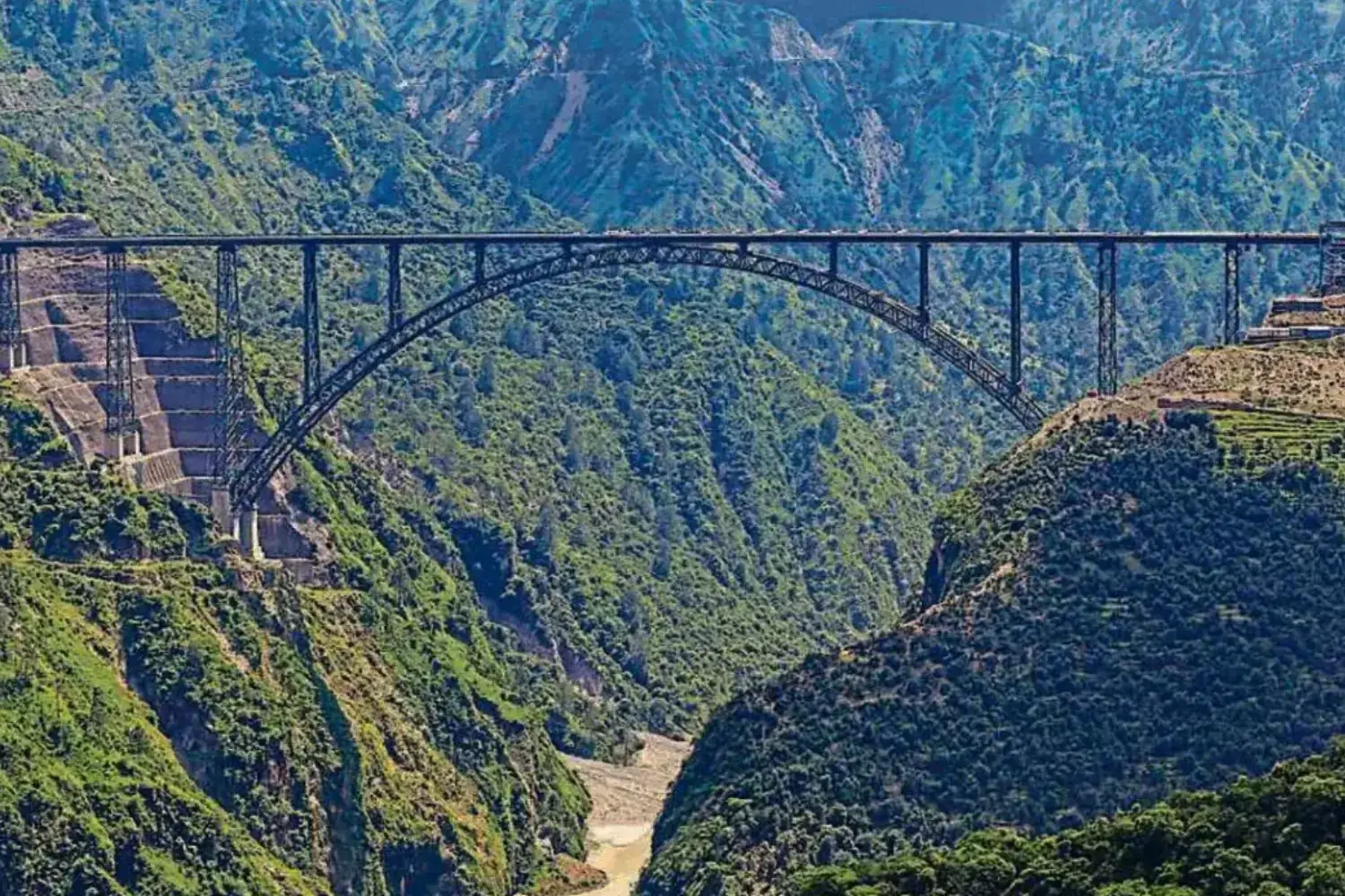 Chenab Bridge Jammu and Kashmir