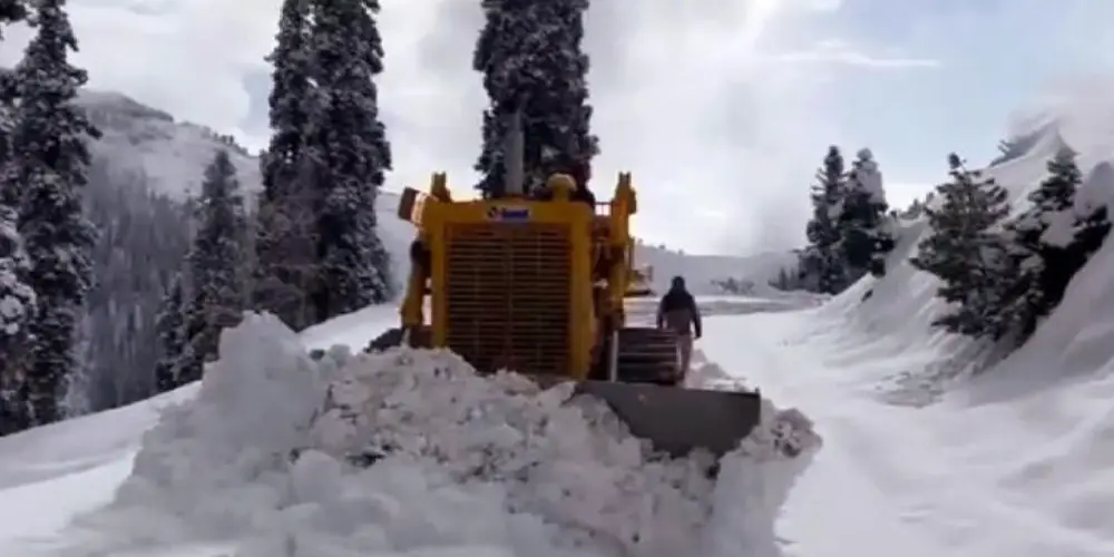 Fresh Snowfall in Doda Kashmir