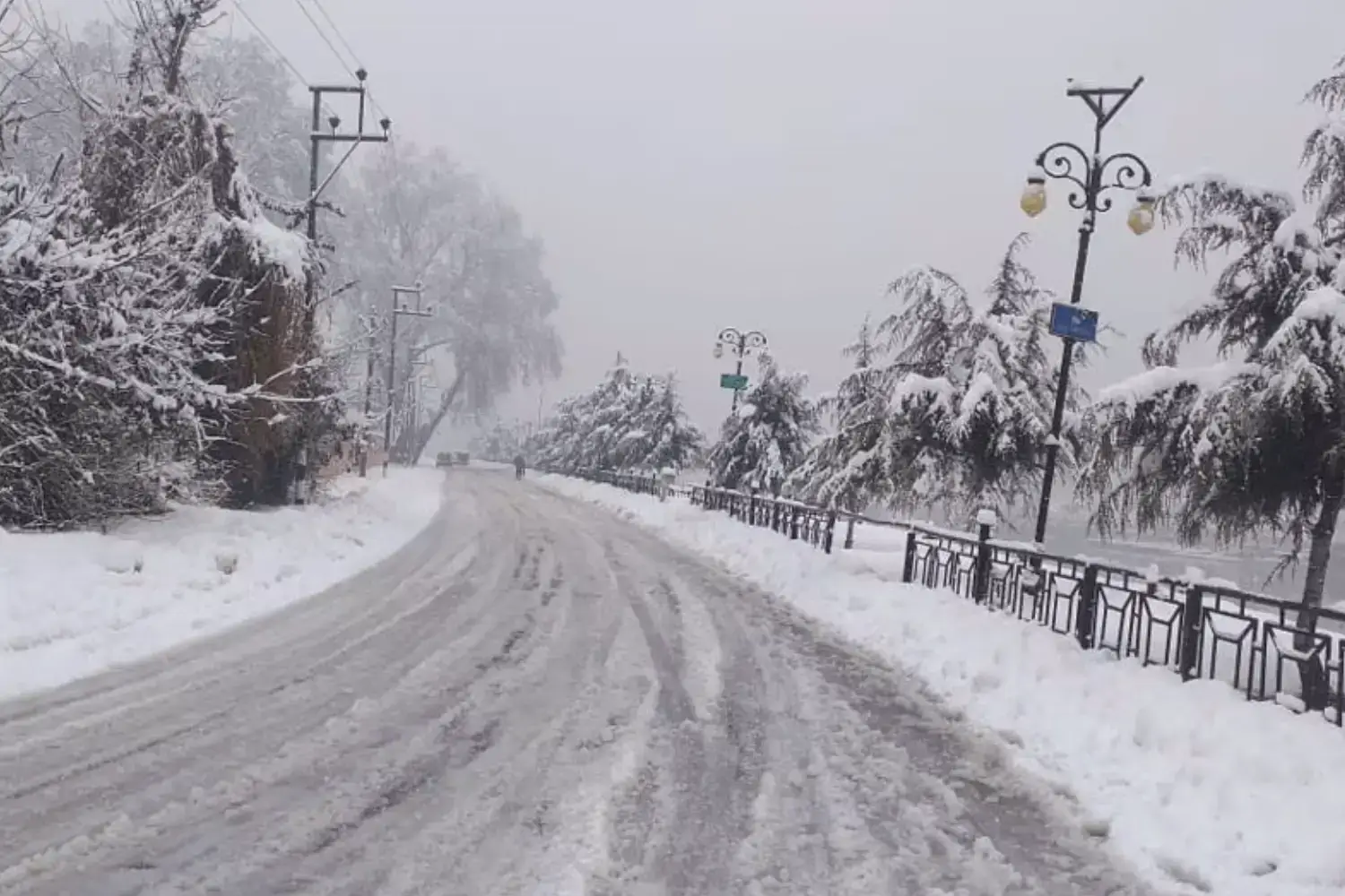 Fresh Snowfall in Sonmarg Kashmir
